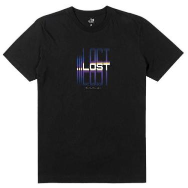 Imagem de Camiseta Lost Logo Lost Light Sm23 Masculina Preto - ...Lost
