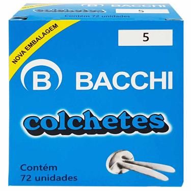 Imagem de Colchete Nº5 Bacchi 72 Unidades 131519