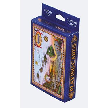 Imagem de Pacifica Island Art Baralho vintage havaiano – Mapa do velho Havaí por Steve Strickland