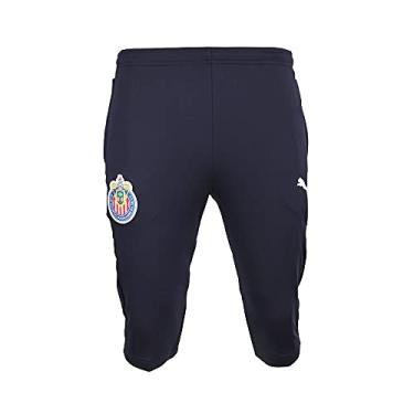 Imagem de Calça de Treino Masculina Puma International Futebol Chivas 3/4 Comprimento, Puma New Navy, XX-Large