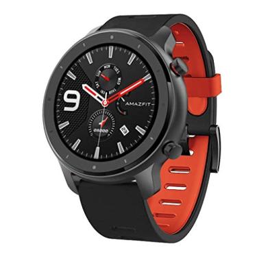 Imagem de Pulseiras NSmart compatíveis com Amazfit GTR 47MM / GTR 2 / GTR 2e / GTR 3 / GTR 4 (Preto com laranja)