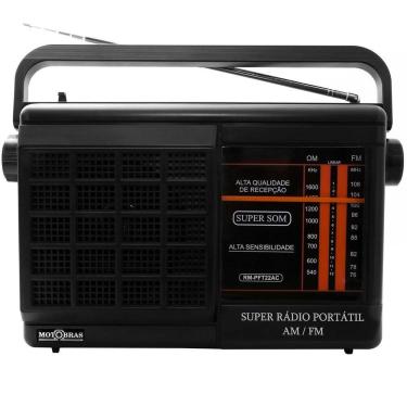 Imagem de Rádio Portátil AM/FM Dunga Gabinete Grande RM PFT 22AC - MotoBras