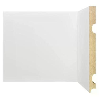 Imagem de Rodapé MDF 2001 Moldufama 2,4 m - Branco