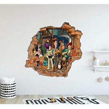 Imagem de Adesivo Buraco de Parede Toy Story tamanho 55cm x 50cm