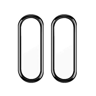 Imagem de KIT 2 Películas 5D Dupla-Camada Xiaomi Mi Band 5 Anti Riscos Waterproof + Kit Aplicação