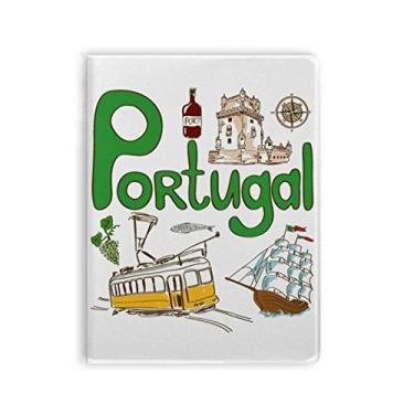 Imagem de Diário de capa macia com estampa de marco nacional de Portugal