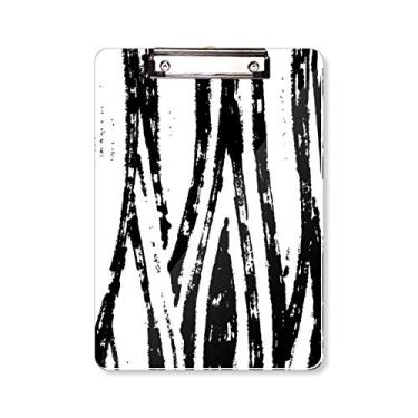 Imagem de Escova vertical textura de linha prancheta pasta, bloco de escrita A4