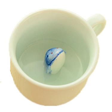 Imagem de Caneca 3D ZaH Caneca Animal Inside Cup Desenho de Cerâmica Estatueta Chá Natal Presente de Aniversário para Meninos Meninas Crianças Homens Caneca de Café, dolphin, Standard, 1