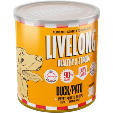Imagem de Alimento Natural Livelong Pato para Cães - 300 g