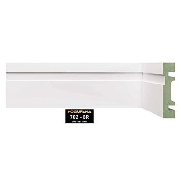 Imagem de Rodapé MDF Resistente à Umidade 2,4 m - Branco