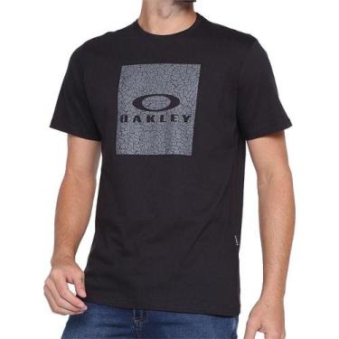 Imagem de Camiseta Oakley Texture Graphic Masculina Preto