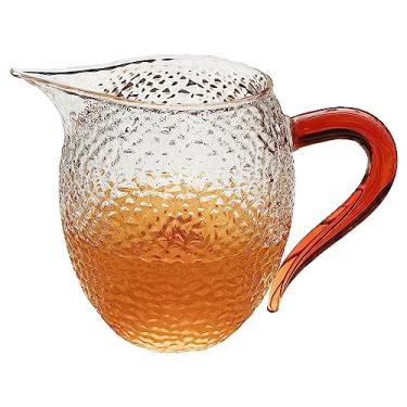Imagem de Mozentea Jarra de vidro chinesa Gong Kung Fu Tea & Milk Pitcher Cha Hai Tea Fairness Cup Sharing Pitcher Gong Dao Bei 280 ml