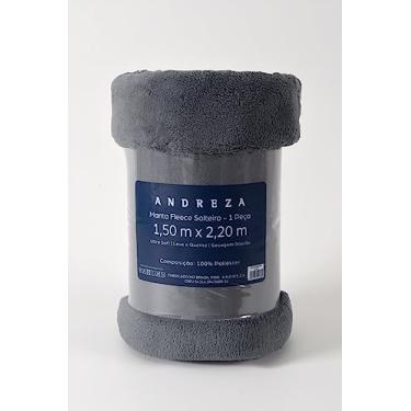 Imagem de Cobertor solteiro fleece microfibra liso Andreza