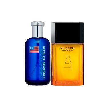Imagem de Kit Perfumes Masculino - Ralph Lauren Polo Sport edt Perfume 125ml e Azzaro Pour Homme edt Perfume 100ml