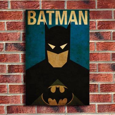 Imagem de Placa Decorativa Comic Batman 30x40cm