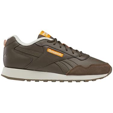 Imagem de Reebok Unisex Classic Leather Hexalite Sneaker, Grout/Vintage Chalk/Shocking Orange, 4 US Men