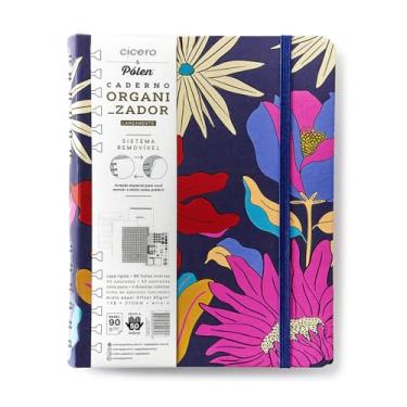 Imagem de Caderno Organizador Duo Pólen Pautado & Pontado A5 Tropicália Azul, Cicero
