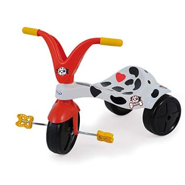 Imagem de Xalingo Triciclo Dálmata Branco/Vermelho