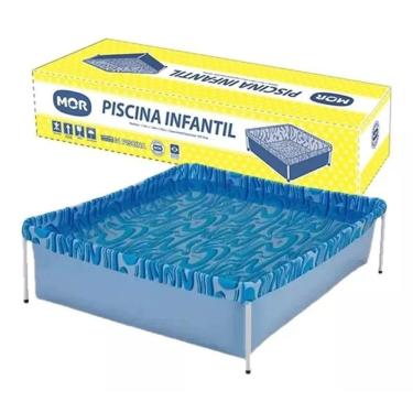 Imagem de Piscina Retangular Infantil Mor 400l Verão Calor Criança Top
