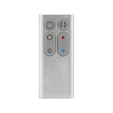 Imagem de Purificador de ar Dyson compatível com AM04 AM05, controle remoto com ventilador sem lâmina quente e frio (1 peça prateada)