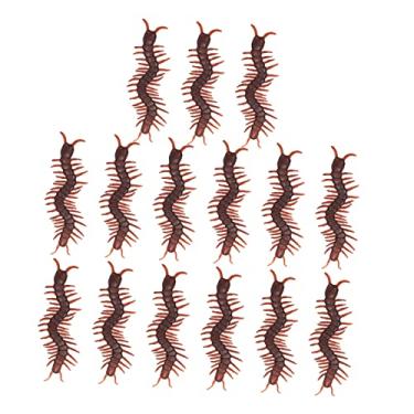 Imagem de FUNOMOCYA Brinquedos de Brincadeira 15 peças Simulação Centopéia Animal Brinquedos Brinquedos de Halloween Brinquedos de Piada Brinquedos Realistas Plástico Miss Brown Brinquedos de Brincadeira de