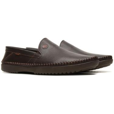 Imagem de Freeway, SAPATILHA MASCULINA FREEWAY LOGAN X EM COURO Cor:Malbec;Tamanho:38