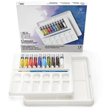 Imagem de Aquarela Cotman, Winsor & Newton Palette Set, 10 Cores
