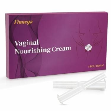 Imagem de FINNEYA Hidratante vaginal de colágeno e creme de aperto para mulheres – Hidratação intensa, fórmula equilibrada de pH para menopausa e alívio da secura íntima | Alivia a irritação, auxilia na saúde