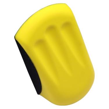 Imagem de Bloco de lixamento manual de 12,7 cm, ideal para restauração de móveis de madeira, artes e artesanato domésticos, placa de suporte de gancho para lixa de disco de lixa de 12,7 cm