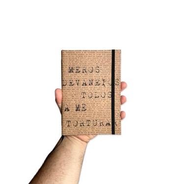 Imagem de Sketchbook Caderno Zé Ramalho - Chão de Giz com Elástico e Marca Página Aquarela (P Chaveiro (7x10cm), Reciclado 80 Páginas)