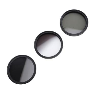 Imagem de Conjunto de Filtros ND8 CPL GND, Kit de Filtro de Câmera 3 Em 1 Filtro de Densidade Neutra Filtro Polarizador Circular Filtro ND Graduado Filtros de Vidro óptico de Liga de (55mm)