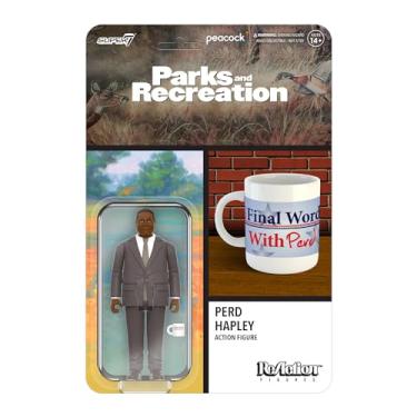 Imagem de Super7 Parks and Recreation Perd Hapley – Figura de ação Parks and Rec de 9,5 cm com acessório, colecionáveis de programas de TV clássicos e brinquedos de cultura pop