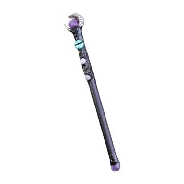Imagem de MYAROMA FINDINGS Handcrafted Amethyst Crystal Magic Wand Witch Wand Fairy Wand Cosplay Magic Wand B