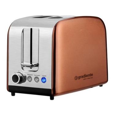 Imagem de Torradeira Gradiente Excellence Cobre Inox - 2 Fatias 7 Níveis de Tost