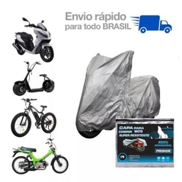 Imagem de capa pra moto impermeável protege sol chuva poeira - LOBETRIZ