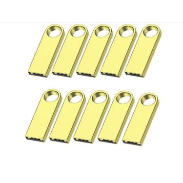 Imagem de Pen Drive 64GB DOURADO C/ Adaptador USB - Walunt
