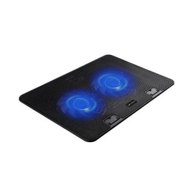 Imagem de Base Notebook C3Tech NBC-50V2BK USB 2.0 Leds Azul 15,6 2 Fan 120mm  Pr