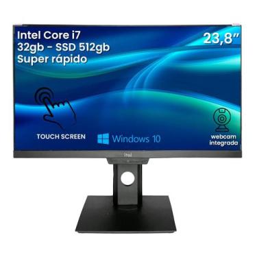 Imagem de Computador All In One Touch Screen Pdv 32gb Ram Intel Core I7 Ssd 512G