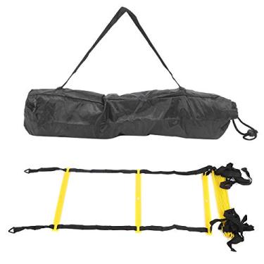 Imagem de Escada de Agilidade, Equipamento de Treinamento de Velocidade de Fitness, Equipamento de Treinamento de Agilidade, 12 Degraus, Competição de Corrida, Treinamento de Futebol,