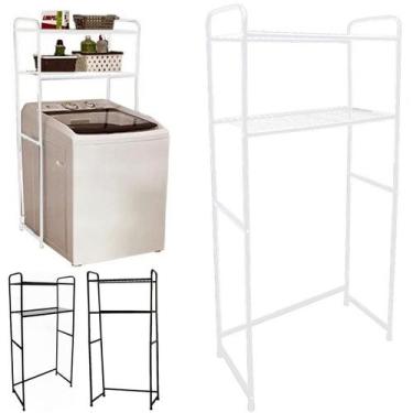 Imagem de Rack Estante Lavanderia Maquina de Lavar Organizaçao Prateleira Aço Pr