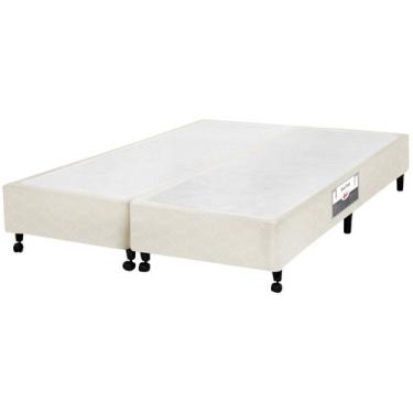 Imagem de Box para Colchão King Size Castor Bipartido 27cm de Altura Poli, Bege,