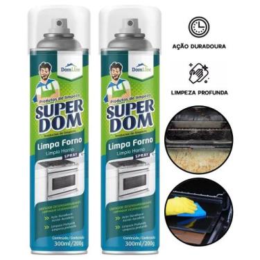 Imagem de Spray Limpa Forno Domline Micro Ondas Desengordurante - 2 Unid - Basto
