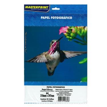 Imagem de Papel Fotográfico 120g Foto A4 Glossy Brilho Brilhante À Prova D'água 