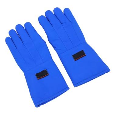 Imagem de Luvas Criogênicas, Luvas Protetoras Resistentes a Baixas Temperaturas, Segurança para Armazenamento a Frio Luvas Protetoras Gelo Baixa Temperatura para Nitrogênio Líquido Gelo Seco