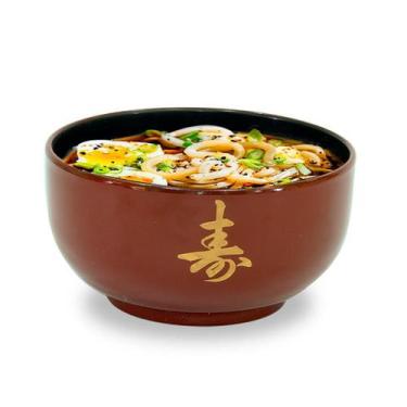 Imagem de Tigela Japonesa Udonbati Médio Bowl Vermelho 14,5X7,5Cm - AC