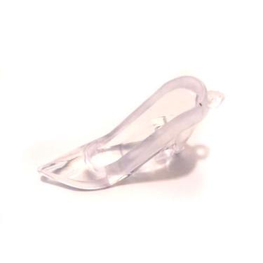 Imagem de Sapatinho Acrílico Cristal Chaveiro 5,5cm Kit Com 20 Peças - Russo Art
