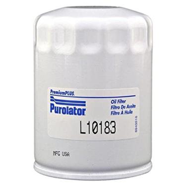Imagem de Purolator - Filtro de óleo giratório de proteção de motor premium L10183, branco, pequeno