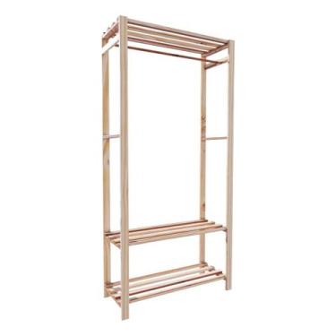 Imagem de Arara Modelo Industrial C/ 3 Prateleiras Multiuso Oferta - Technox