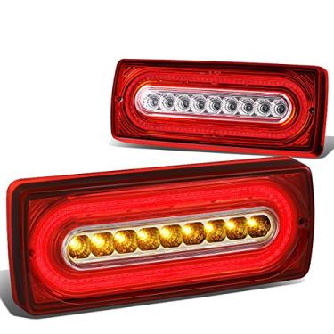 Imagem de DNA Motoring TL-LED-W46386-RD-CL Par de luz traseira [Para Mercedes G-Class 99-17 / GLA-Class W463]