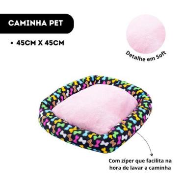Imagem de Caminha de Cachorro Pequeno Médio Grande Porte Lavavel Estampada - LF 